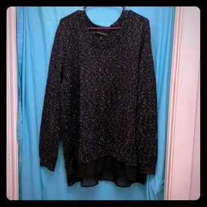 Black and white sweater